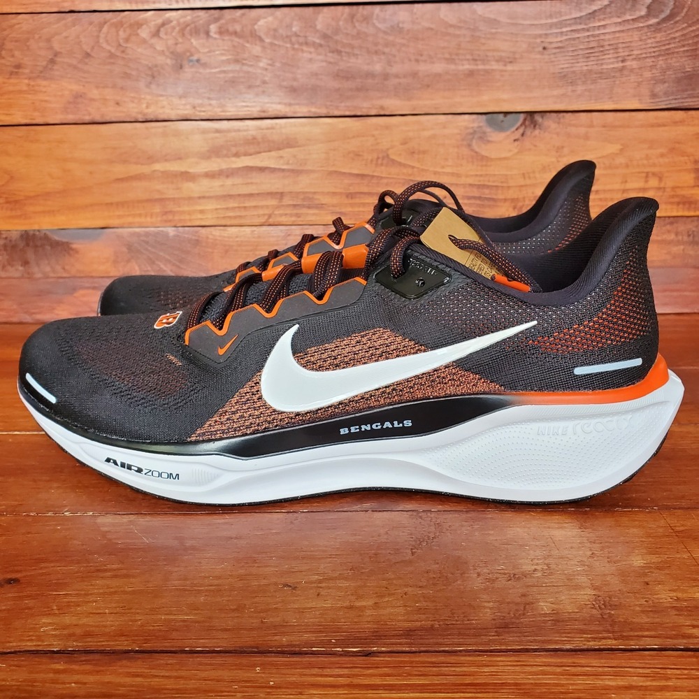Nike Zoom Pegasus 41 Shoes Cincinnati‎ Bengals Black Men 14 FZ5072-001 New